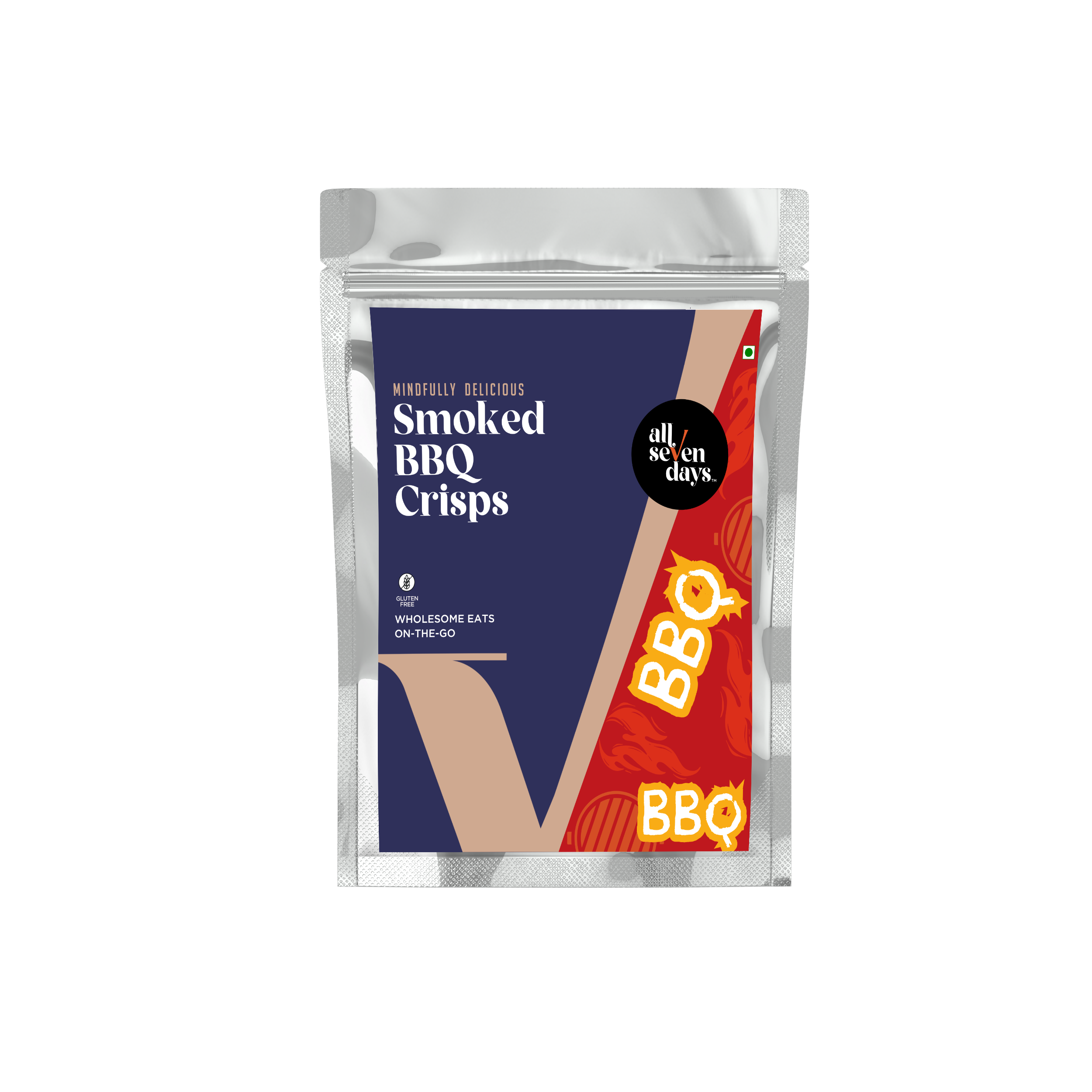 smoked BBQ crisps render front